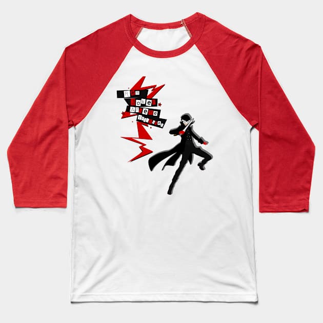 Joker Baseball T-Shirt by Kaztiel